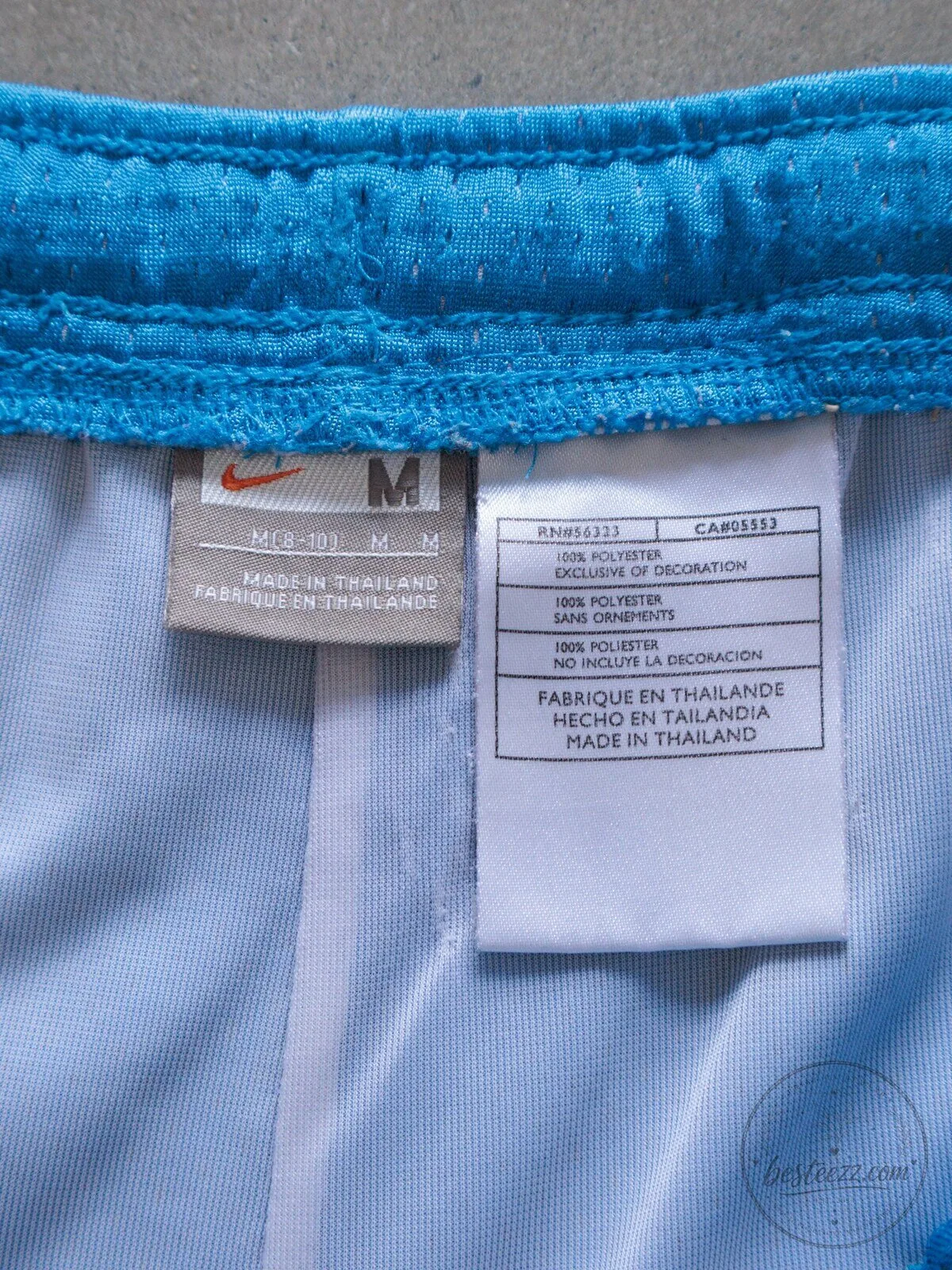 Vintage Nike Blue Mesh Athletic Shorts with White Trim for Women 5 Vintage Nike Blue Mesh Athletic Shorts with White Trim for Women