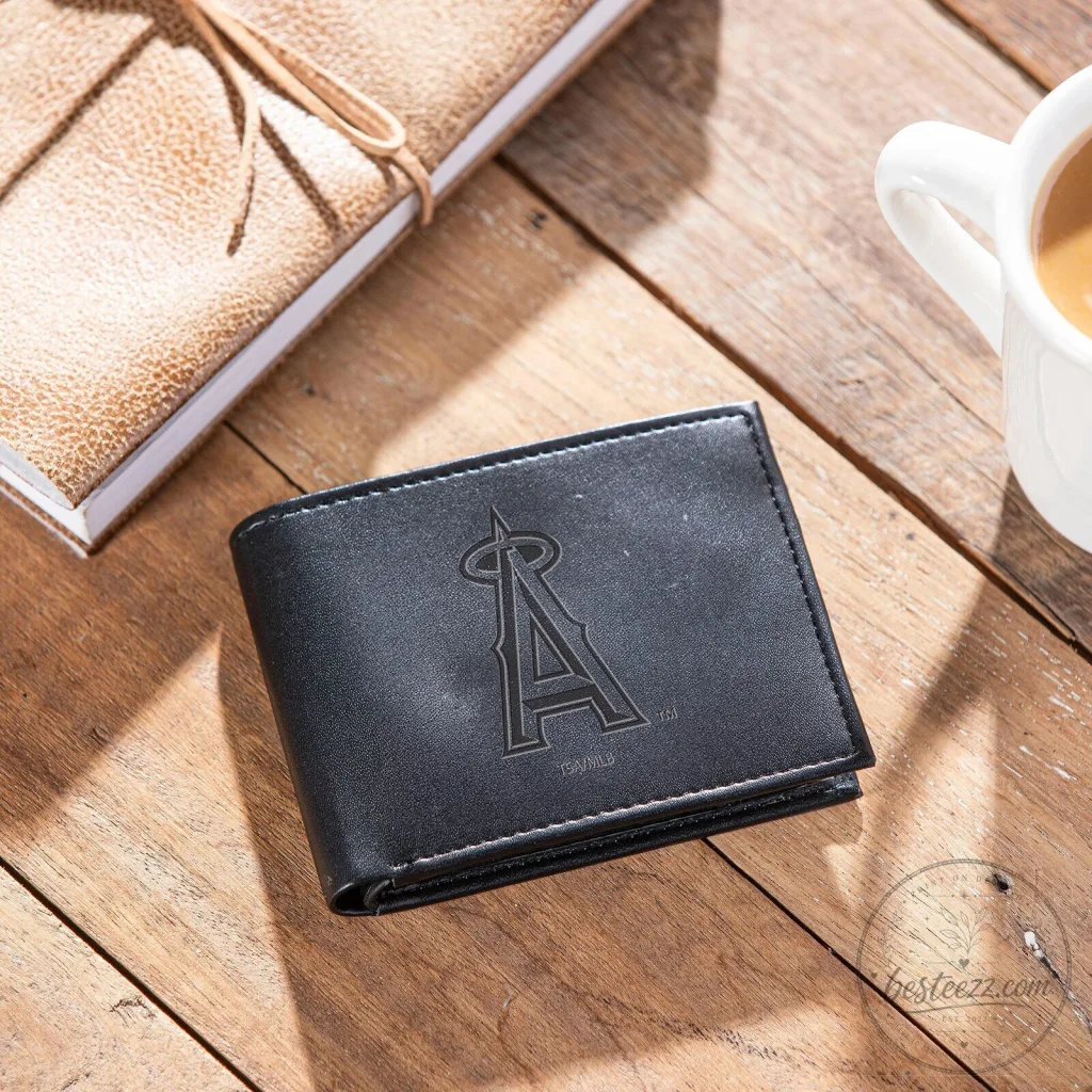 Los Angeles Angels Major League Baseball Black Bi-Fold Wallet Los Angeles Angels Major League Baseball Black Bi-Fold Wallet